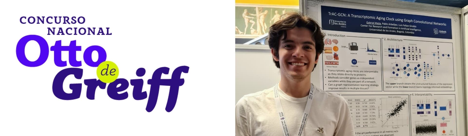 Inteligencia artificial para estudiar el envejecimiento gana el Premio Otto de Greiff 